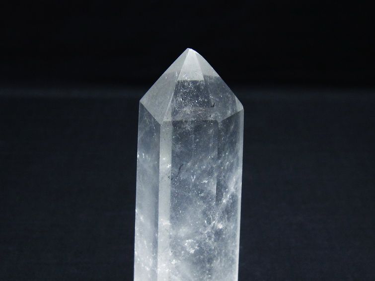水晶 六角柱 ポイント 置物 一点物 142-9933