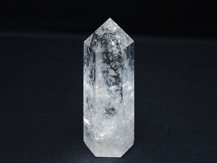 水晶 六角柱 ポイント 置物 一点物 142-9934