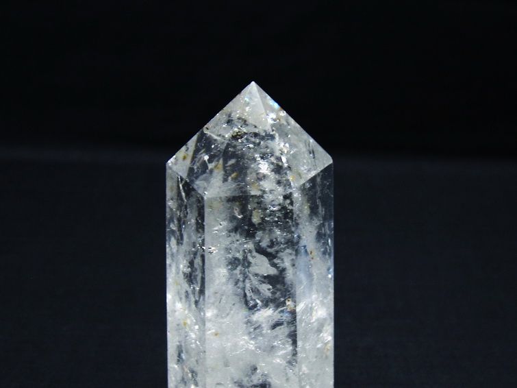 水晶 六角柱 ポイント 置物 一点物 142-9934