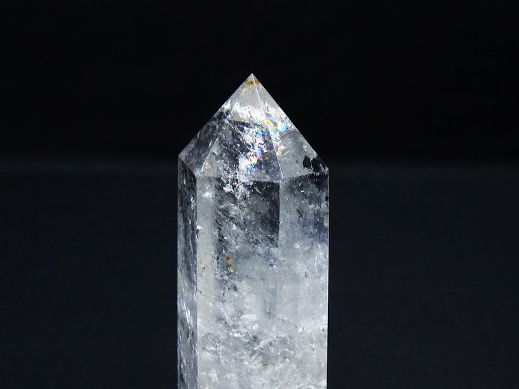 水晶 六角柱 ポイント 置物 一点物 142-9934