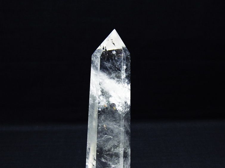 水晶 六角柱 ポイント 置物 一点物 142-9943