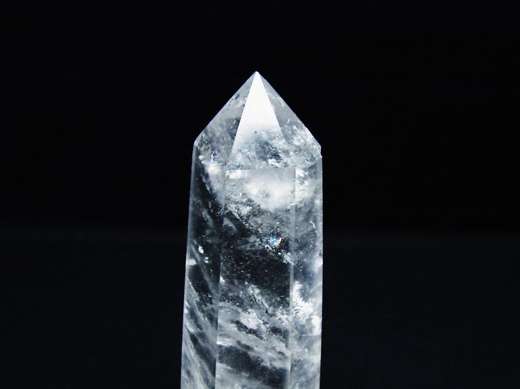 水晶 六角柱 ポイント 置物 一点物 142-9946