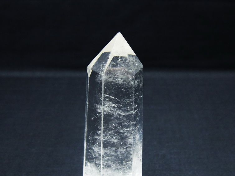 水晶 六角柱 ポイント 置物 一点物 142-9947