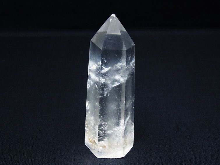 水晶 六角柱 ポイント 置物 一点物 142-9952