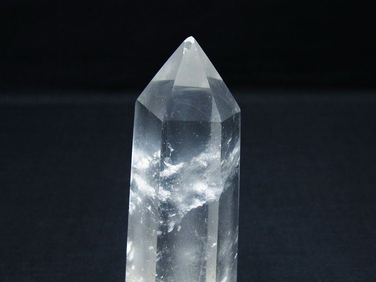 水晶 六角柱 ポイント 置物 一点物 142-9952