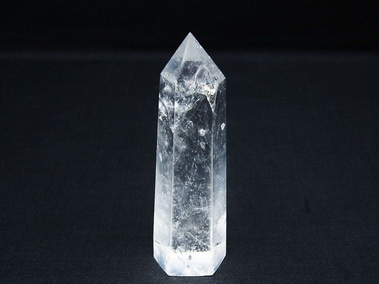水晶 六角柱 ポイント 置物 一点物 142-9953