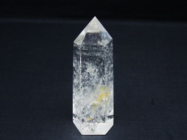 水晶 六角柱 ポイント 置物 一点物 142-9960