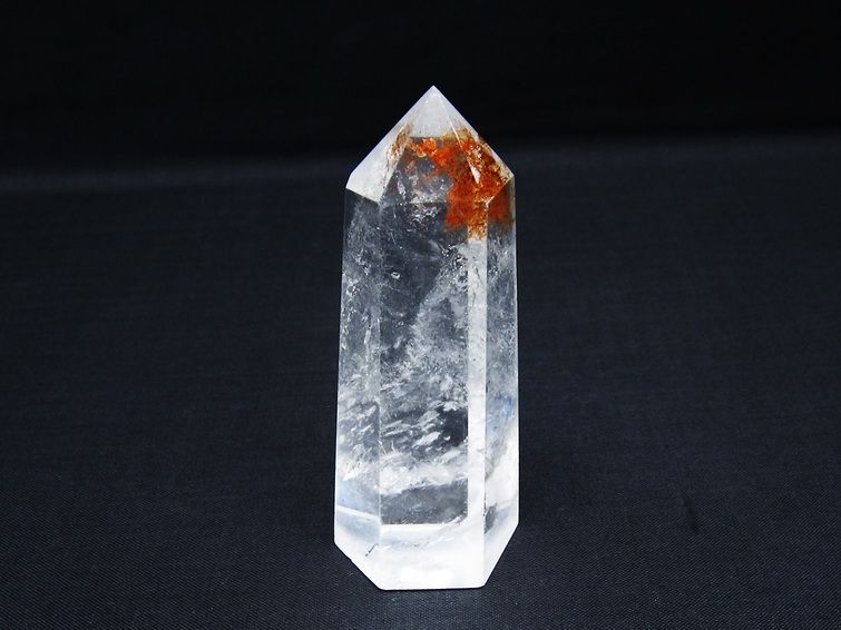 水晶 六角柱 ポイント 置物 一点物 142-9961
