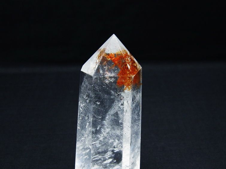 水晶 六角柱 ポイント 置物 一点物 142-9961