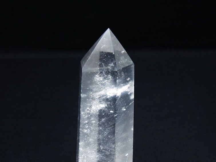 水晶 六角柱 ポイント 置物 一点物 142-9962