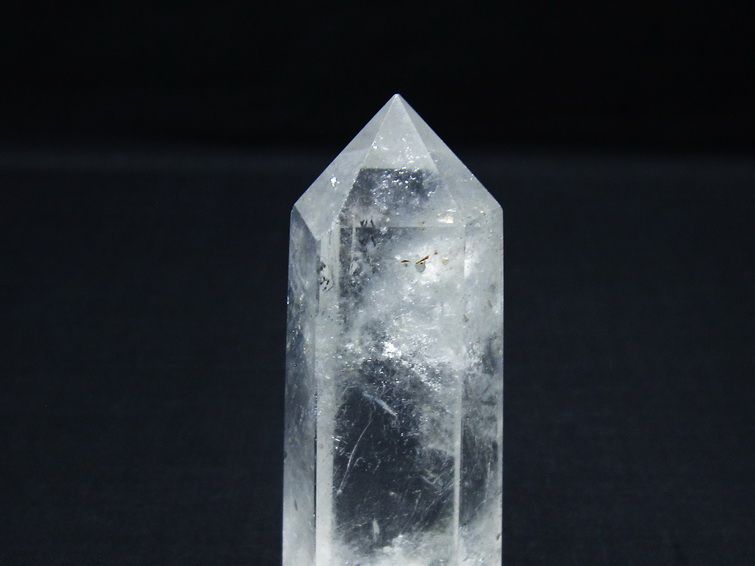 水晶 六角柱 ポイント 置物 一点物 142-9967