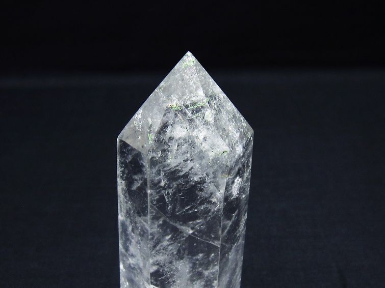 水晶 六角柱 ポイント 置物 一点物 142-9968
