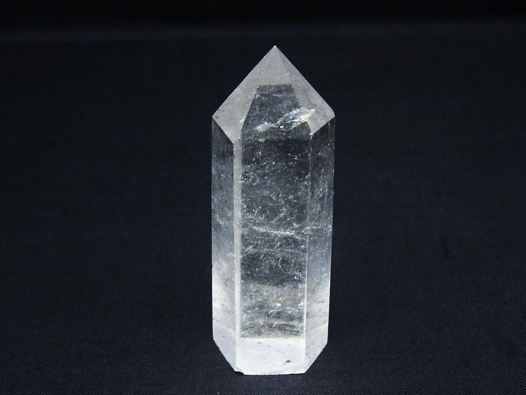 水晶 六角柱 ポイント 置物 一点物 142-9973