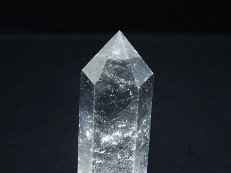 水晶 六角柱 ポイント 置物 一点物 142-9973