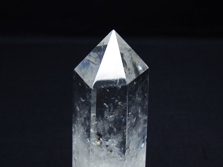 水晶 六角柱 ポイント 置物 一点物 142-9974