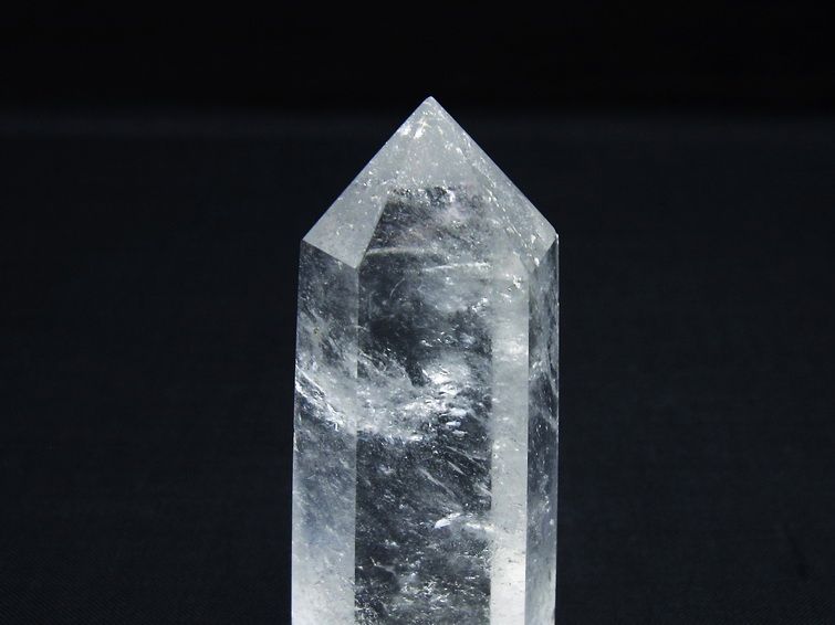 水晶 六角柱 ポイント 置物 一点物 142-9975