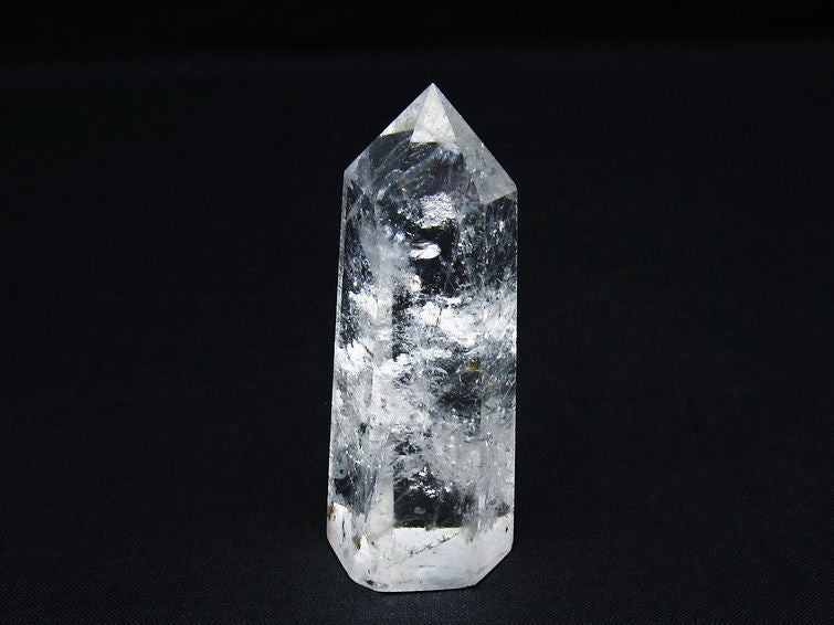 水晶 六角柱 ポイント 置物 一点物 142-9976