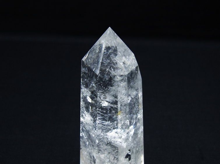 水晶 六角柱 ポイント 置物 一点物 142-9976