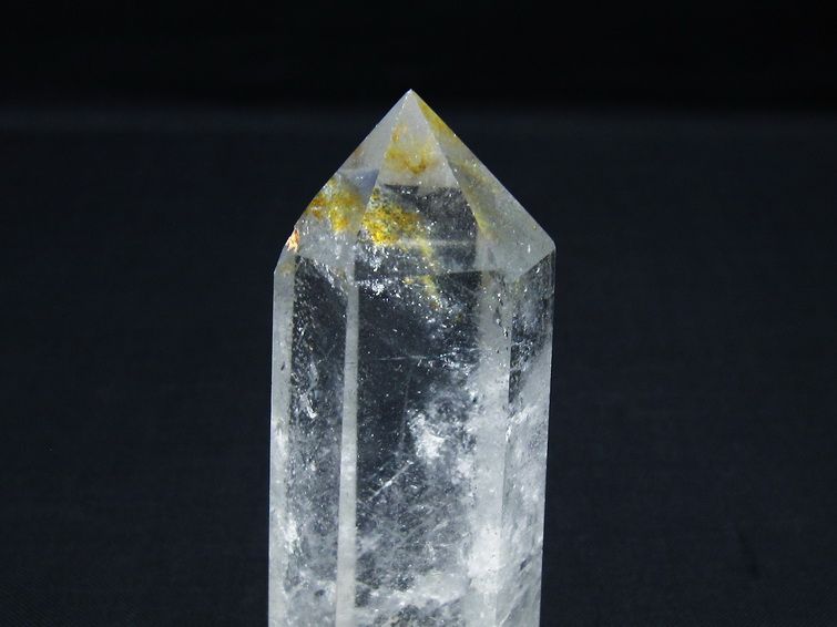 水晶 六角柱 ポイント 置物 一点物 142-9979