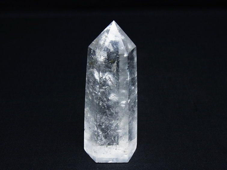 水晶 六角柱 ポイント 置物 一点物 142-9980