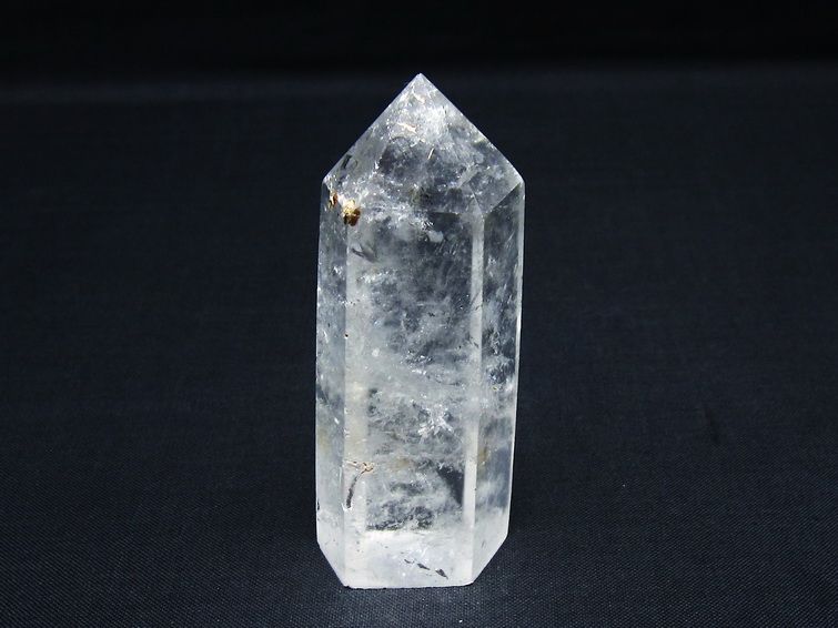水晶 六角柱 ポイント 置物 一点物 142-9982