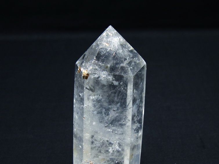 水晶 六角柱 ポイント 置物 一点物 142-9982