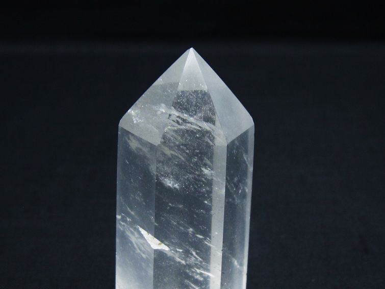 水晶 六角柱 ポイント 置物 一点物 142-9984