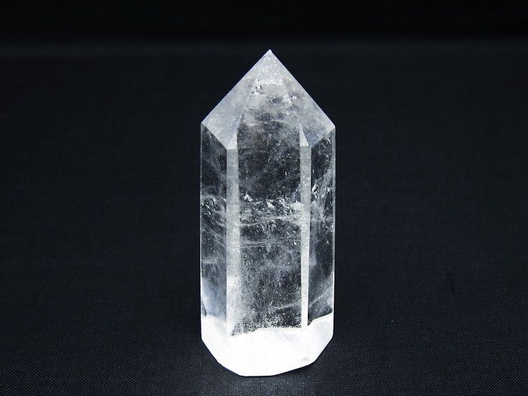 水晶 六角柱 ポイント 置物 一点物 142-9985