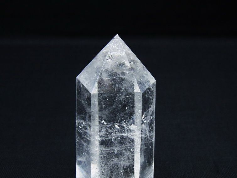 水晶 六角柱 ポイント 置物 一点物 142-9985