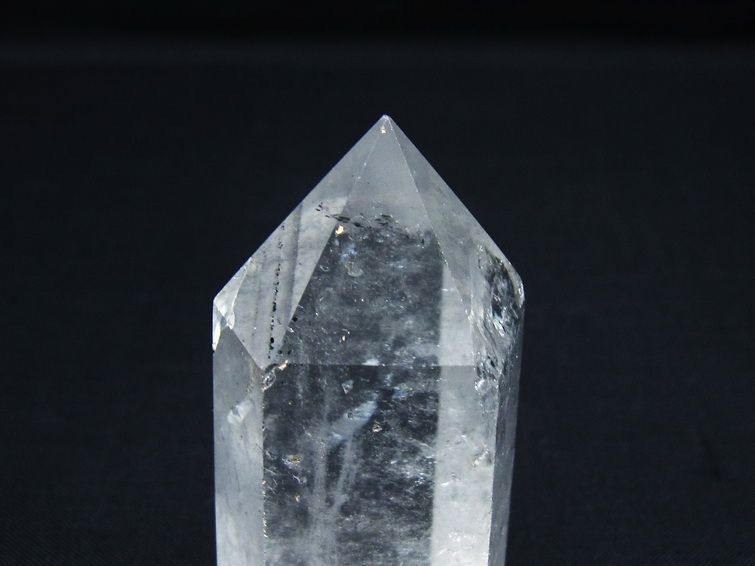 水晶 六角柱 ポイント 置物 一点物 142-9989