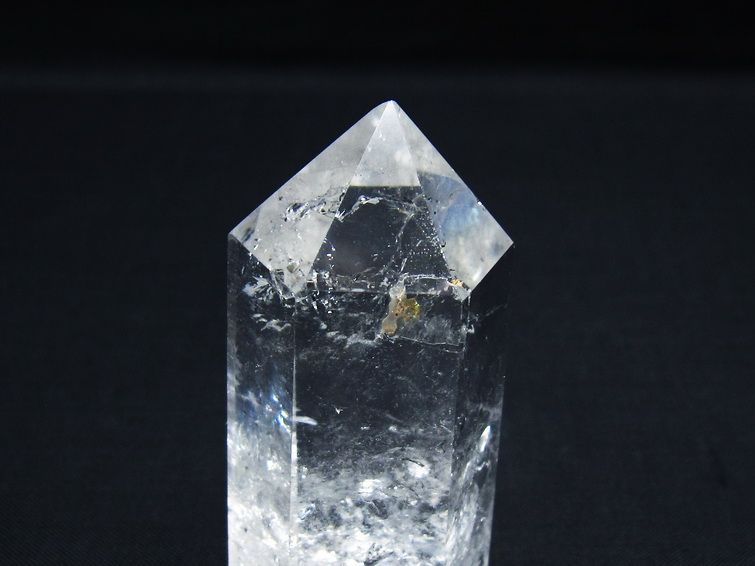 水晶 六角柱 ポイント 置物 一点物 142-9992