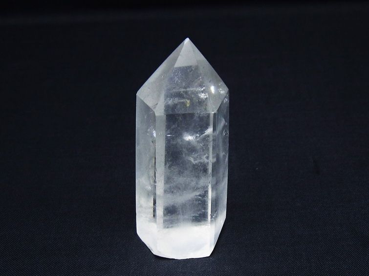 水晶 六角柱 ポイント 置物 一点物 142-9993