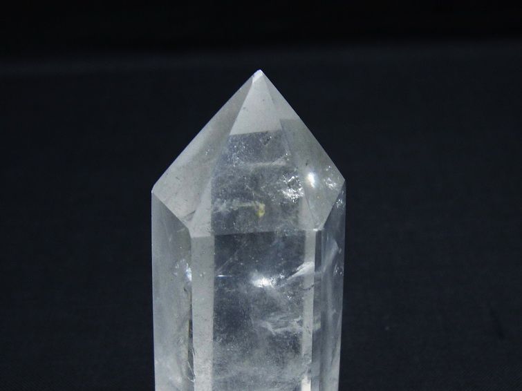水晶 六角柱 ポイント 置物 一点物 142-9993