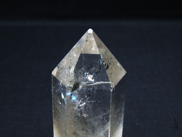 水晶 六角柱 ポイント 置物 一点物 142-9994