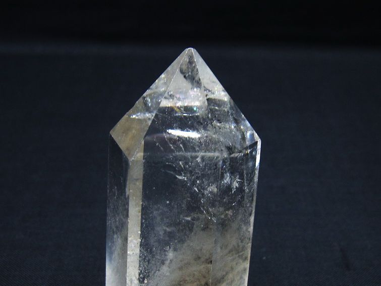 水晶 六角柱 ポイント 置物 一点物 142-9994
