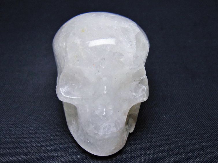 水晶 ドクロ スカル 置物 一点物 145-1750