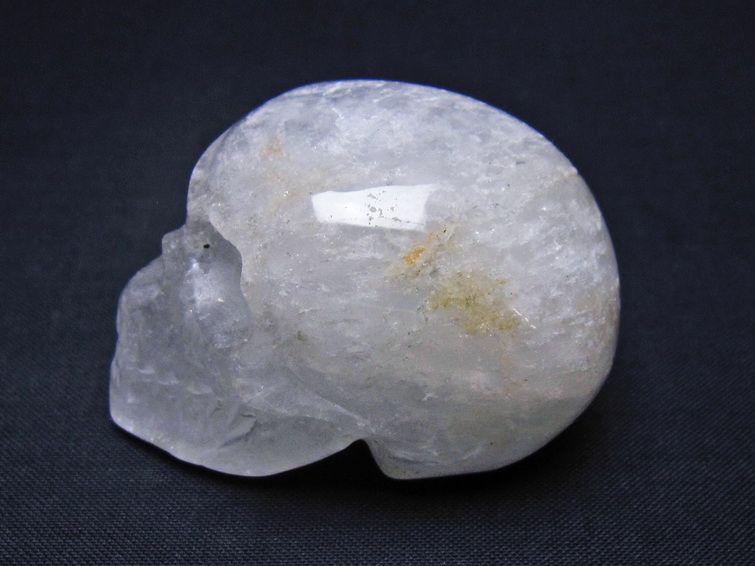 水晶 ドクロ スカル 置物 一点物 145-1758