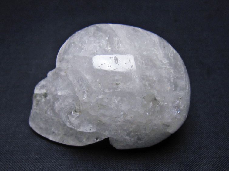 水晶 ドクロ スカル 置物 一点物 145-1769