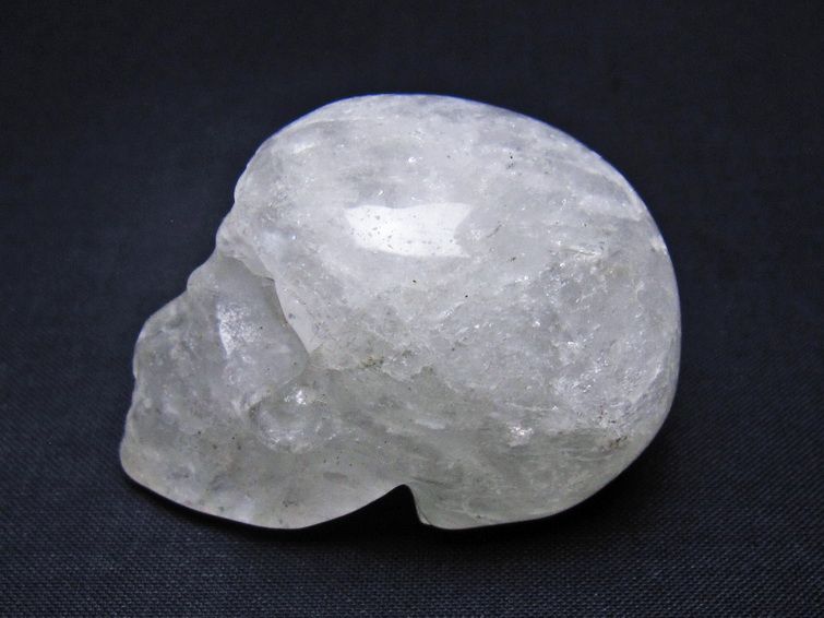水晶 ドクロ スカル 置物 一点物 145-1775