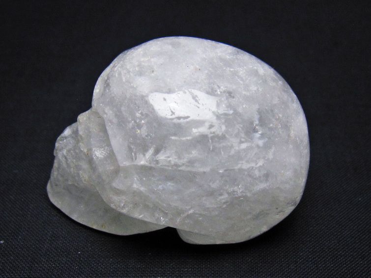水晶 ドクロ スカル 置物 一点物 145-1807