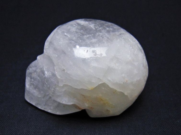 水晶 ドクロ スカル 置物 一点物 145-1813