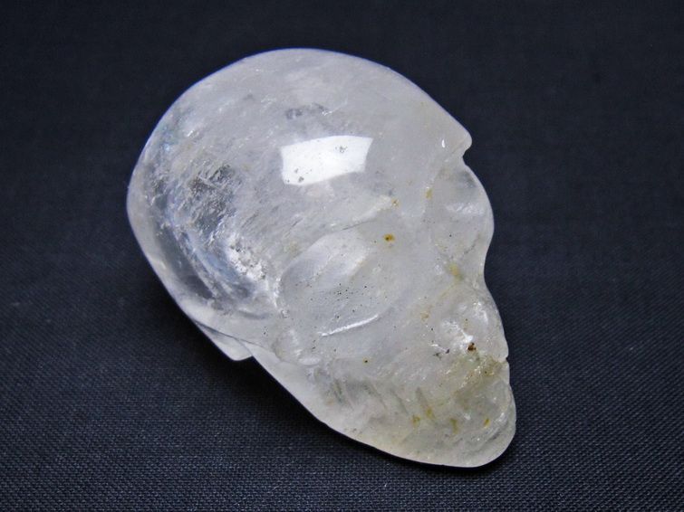 水晶 ドクロ スカル 置物 一点物 145-1846