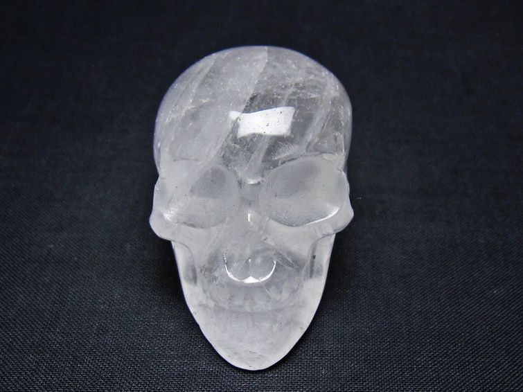 水晶 置物 ドクロ スカル 一点物 145-1851