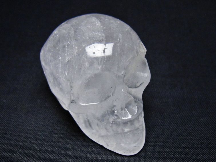 水晶 置物 ドクロ スカル 一点物 145-1851