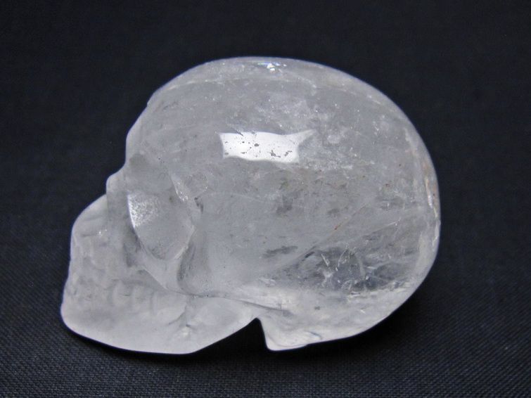 水晶 置物 ドクロ スカル 一点物 145-1851