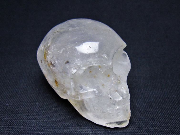 水晶 置物 ドクロ スカル 一点物 145-1857