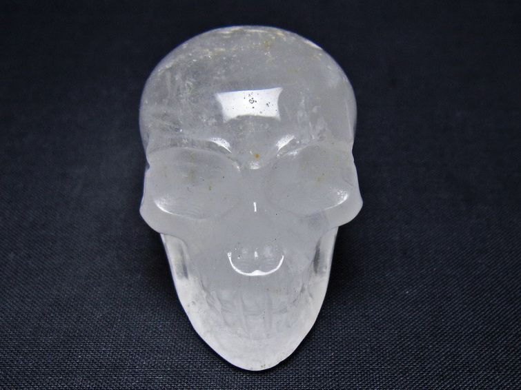 水晶 置物 ドクロ スカル 一点物 145-1860