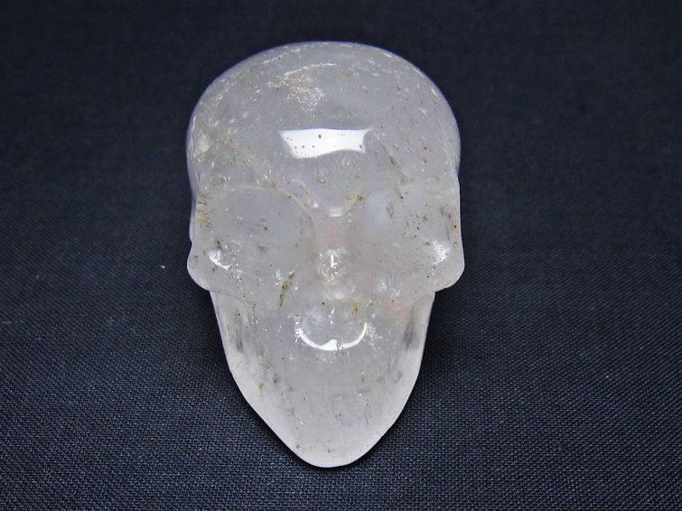 水晶 置物 ドクロ スカル 一点物 145-1861
