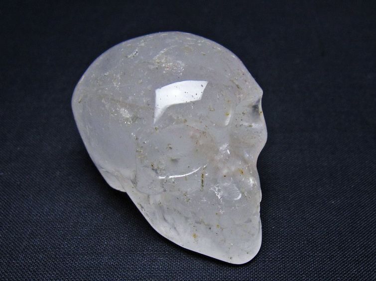 水晶 置物 ドクロ スカル 一点物 145-1861