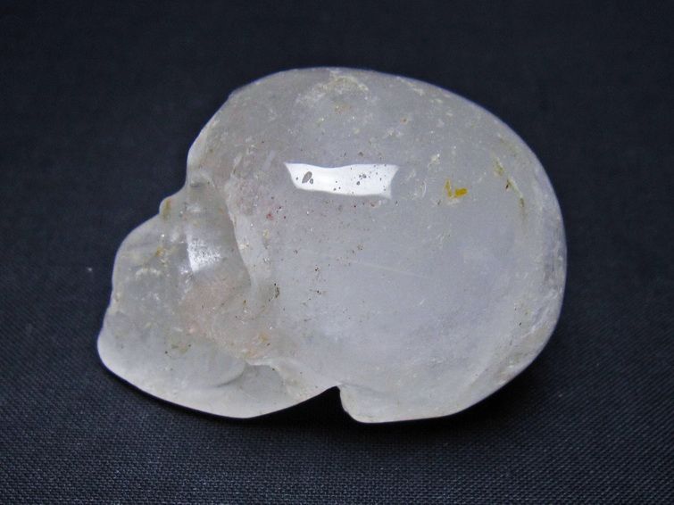 水晶 置物 ドクロ スカル 一点物 145-1861